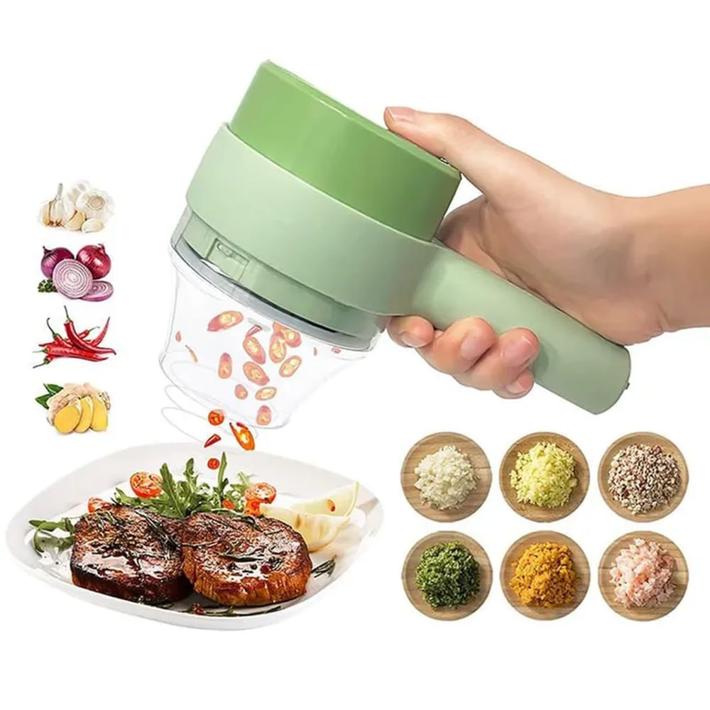 Picador de Verduras Automático Multifuncional