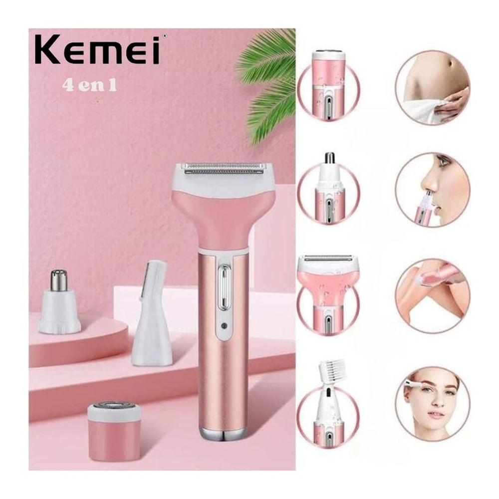 Depiladora para Dama KEMEI 4 en 1
