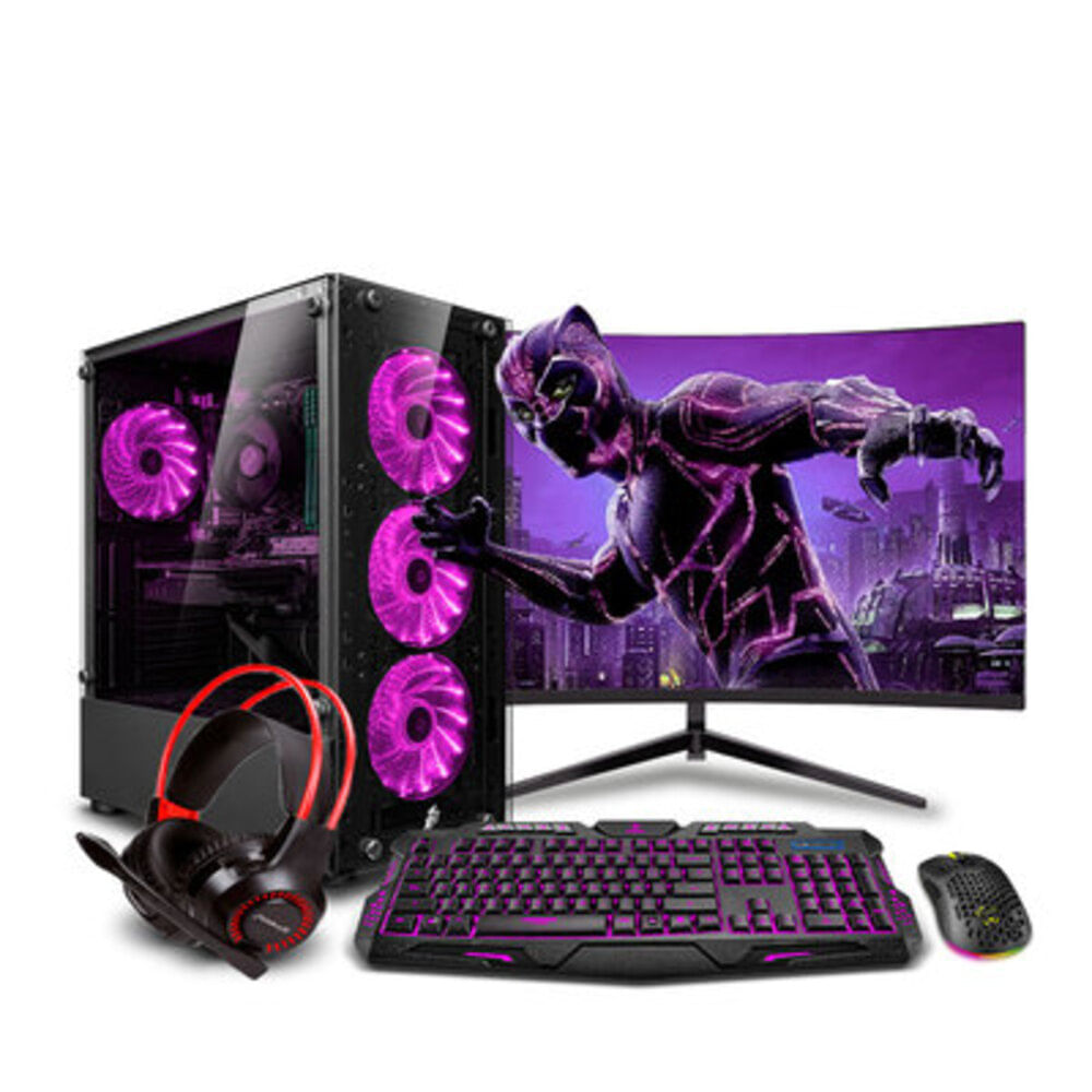 COMPUTADORA PC GAMER DRACO PINK CORE I7 9TH 16GB 500GB 24 RTX3050 6GB MI PC LISTA MIPCLISTA
