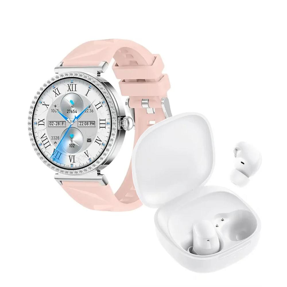 Combo Smartwatch Vidvie SW1624 + Redmi Buds 6 Play Blanco