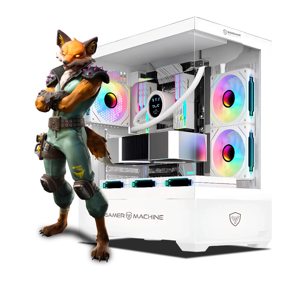 CPU Gamer AMD Ryzen 5 5500 16gb 500GB RTX3050 6GB Mipclista ryzen WHITE COMPUTADORA