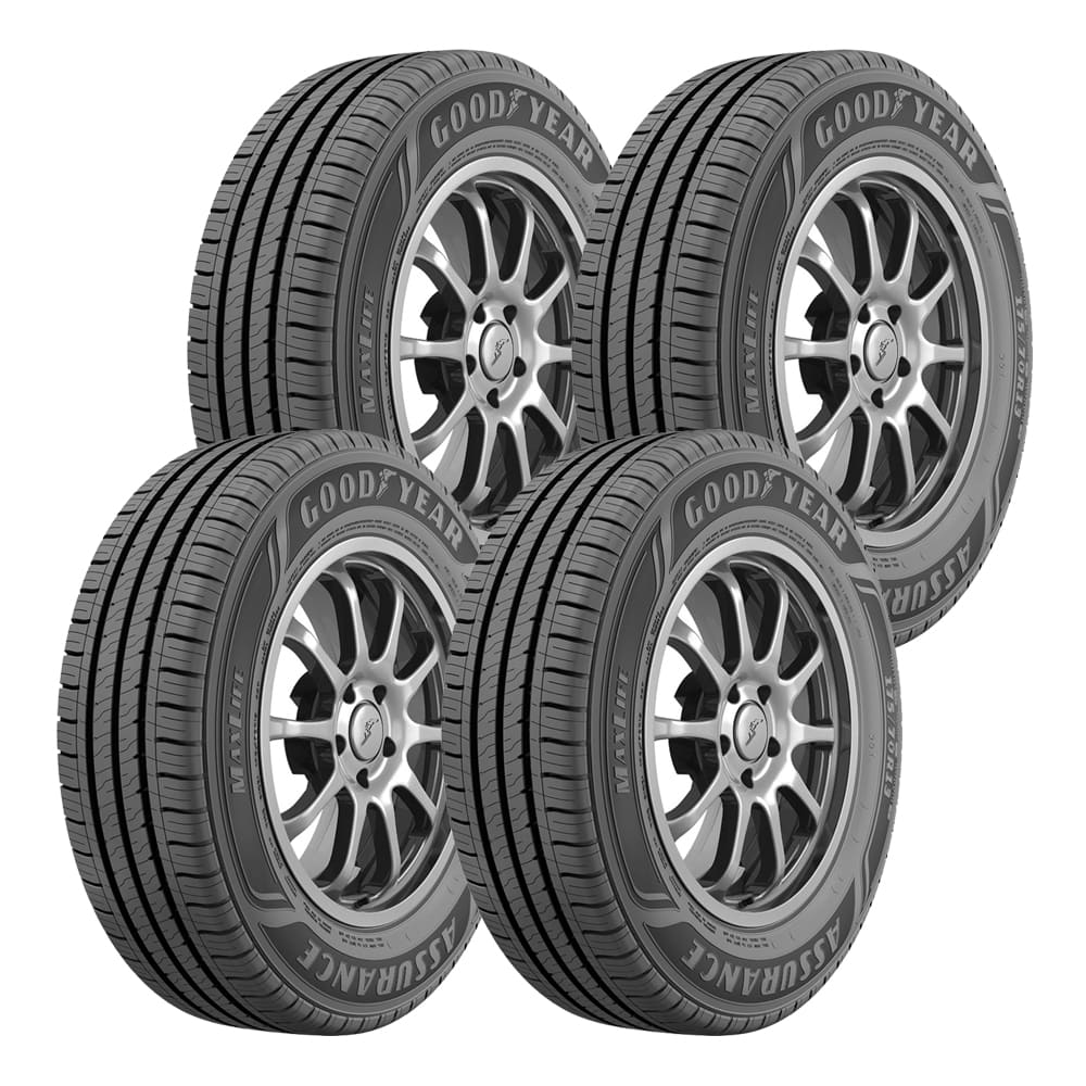 Kit 4 llantas 17570R13 82T Assurance MaxLife Goodyear