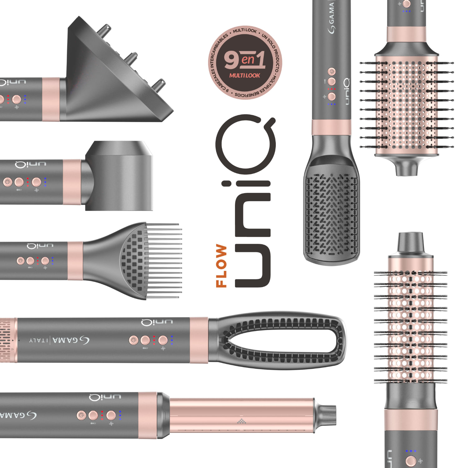 Multistyler Gama UNIQ Flow 9 En 1