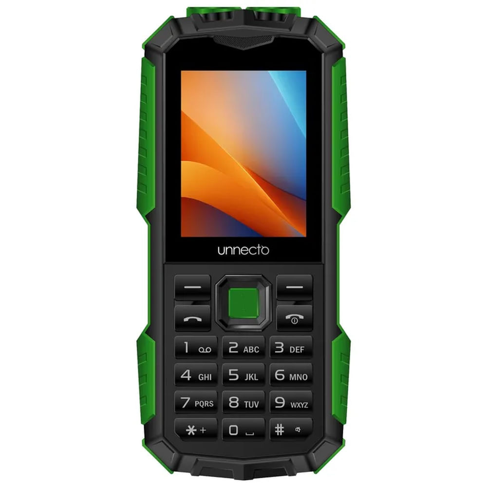 Celular Unnecto Bolt F1R 128MB ROM 48 MB RAM - Dual Sim - Verde