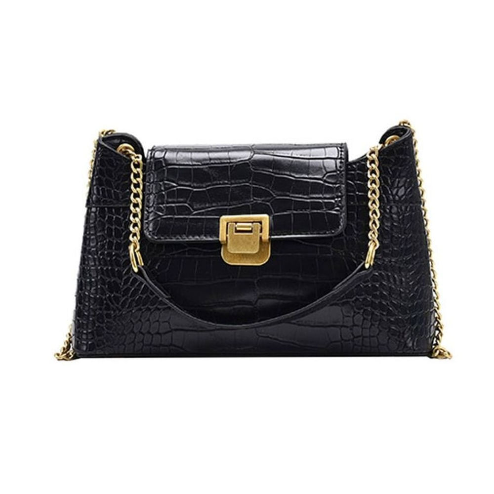 Bolso de cadena nueva moda versátil bolso de mensajero COLOR NEGRO