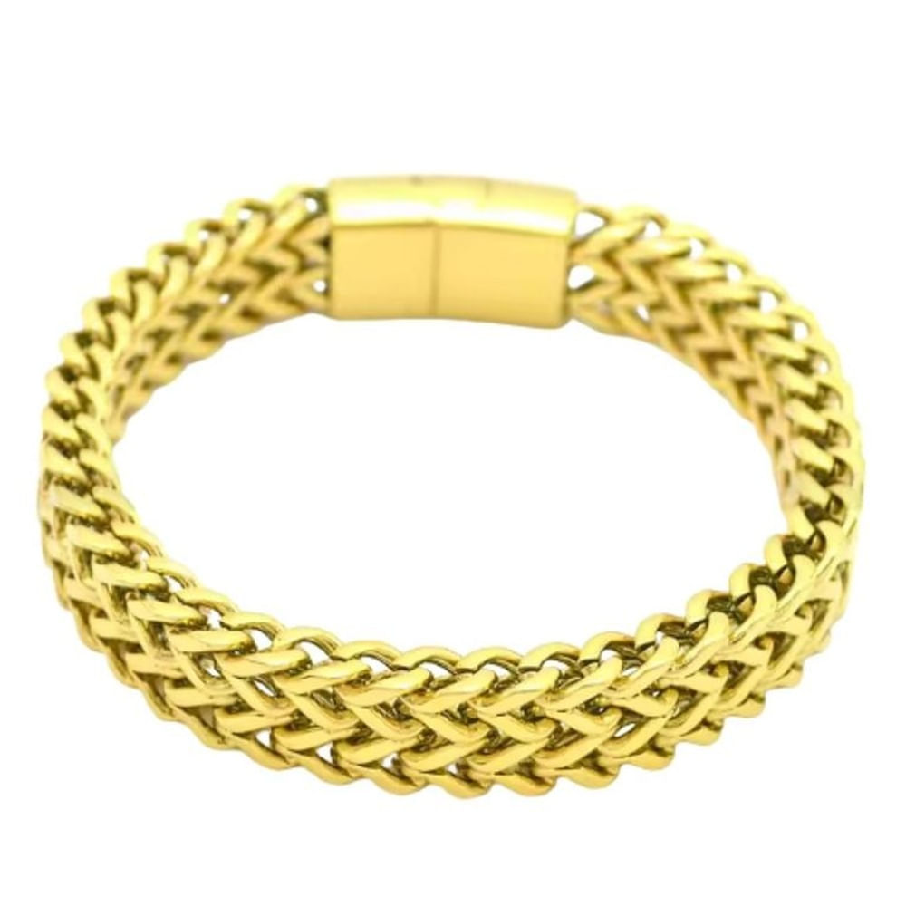 Pulsera De Cadena Hombre Acero Y Aleación