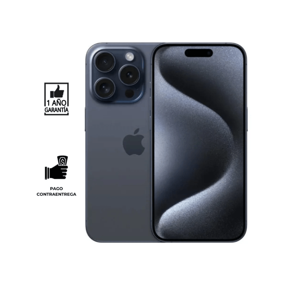 REACONDICIONADO iPhone 15 Pro 128gb I Grado A I color Azul