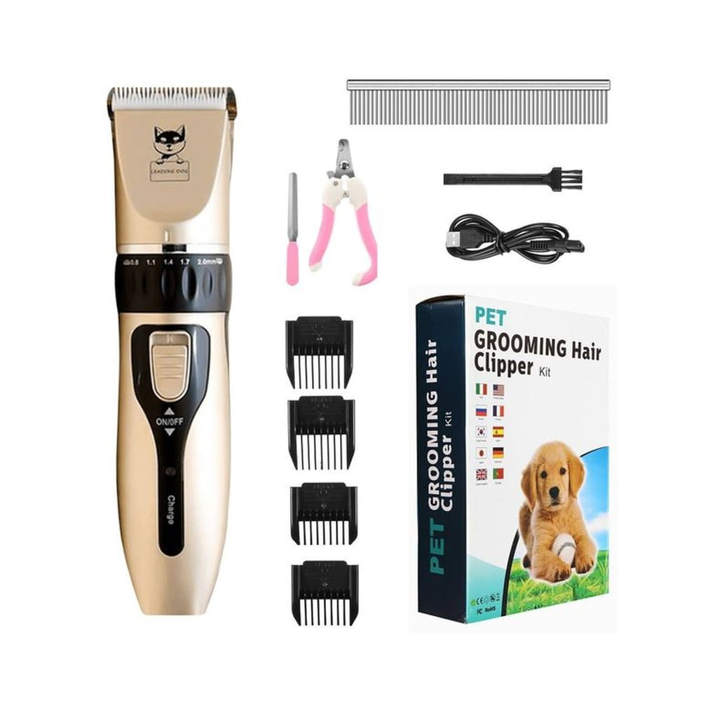 Kit Corta pelos para Mascotas Dorado