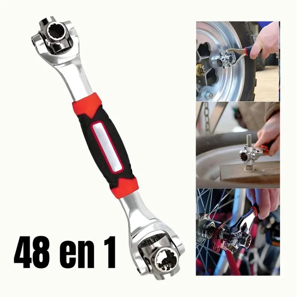LLAVES 48 EN 1 Universal Wrench Rojo