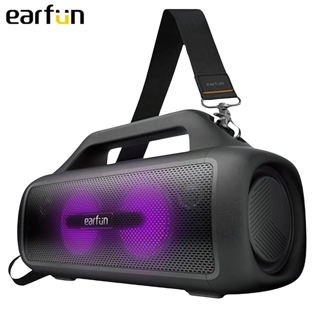 Parlante portátil Earfun Uboom X 80w IP67 Negro