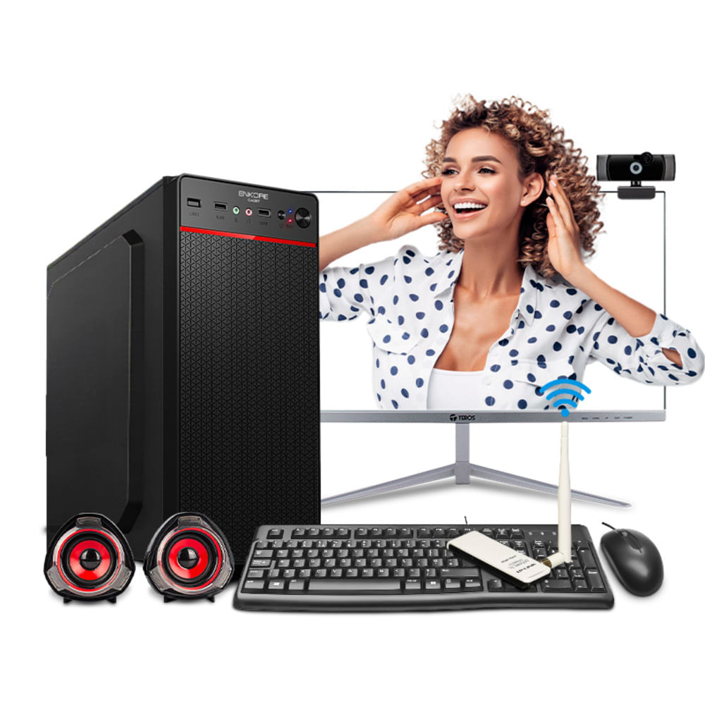 COMPUTADORA INTEL CORE I7 9th 8GB 500GB 22 IPS ESCRITORIO MI PC LISTA MIPCLISTA
