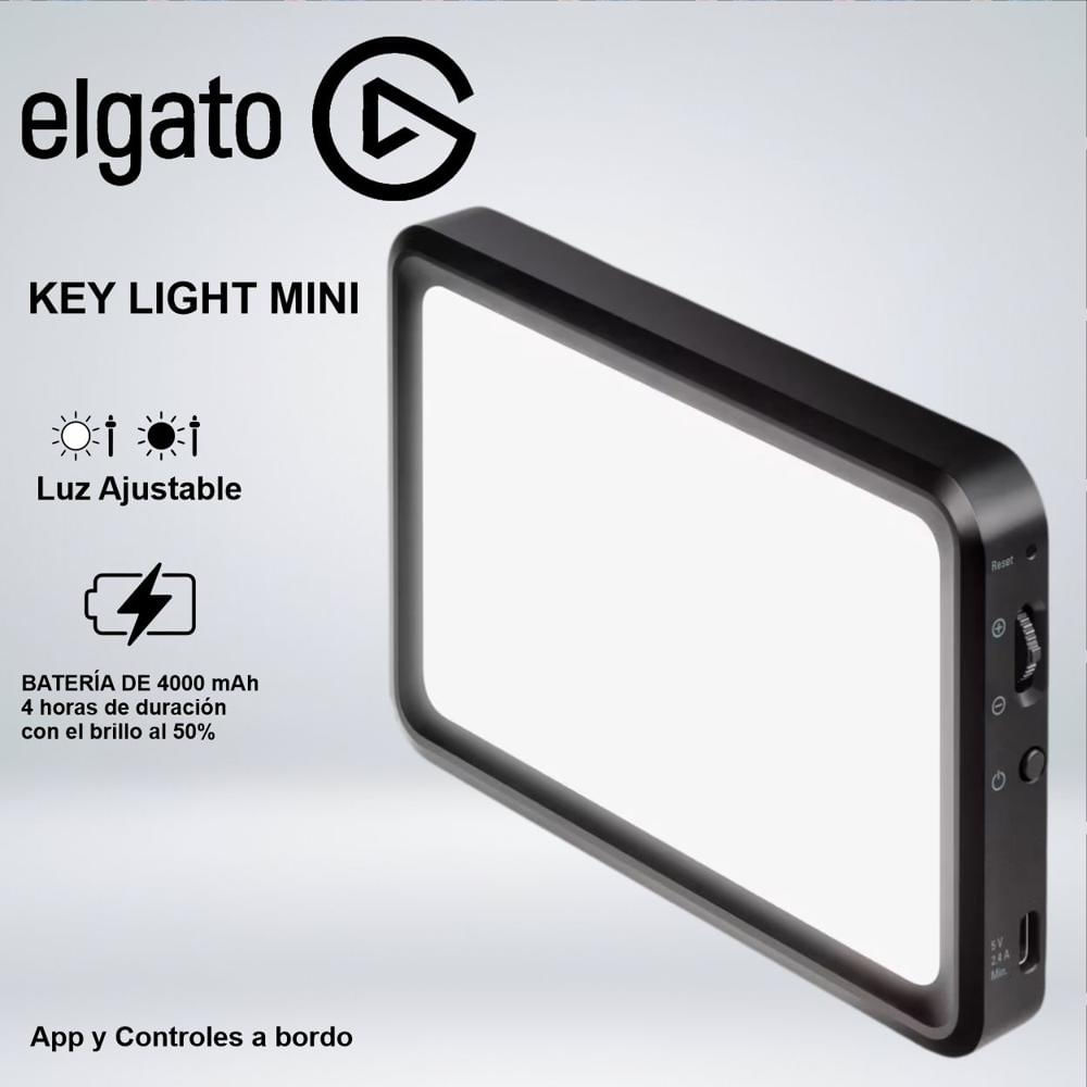 PANEL LED ILUMINACION ELGATO KEY LIGHT MINI RECARGABLE