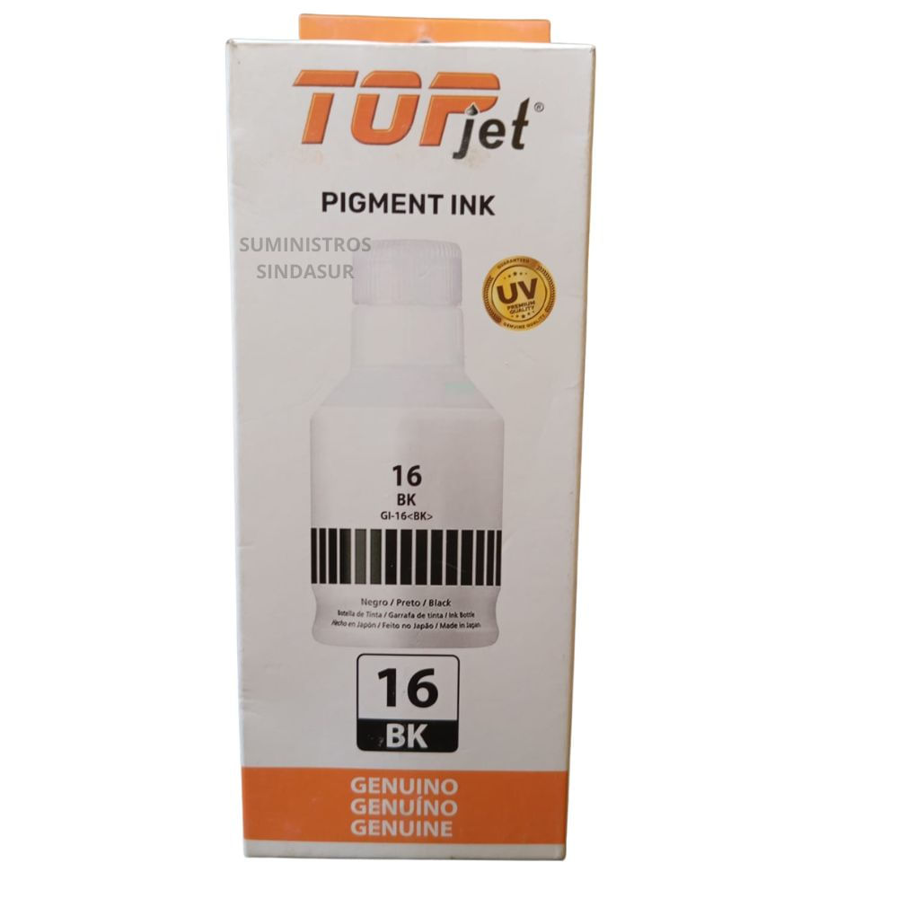 TINTA COMPATIBLE CANON GI-16 BK COLOR NEGRO