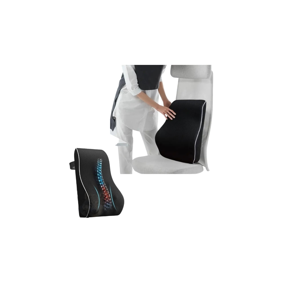 PACK Almohada Viscoelastica y Lumbar Ortopedico Viscoelastica