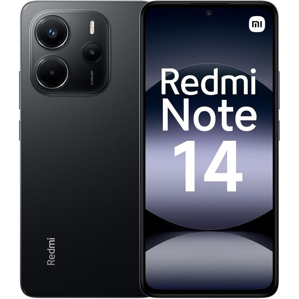 CELULAR XIAOMI REDMI NOTE 14 128GB 6GB | NEGRO MEDIANOCHE