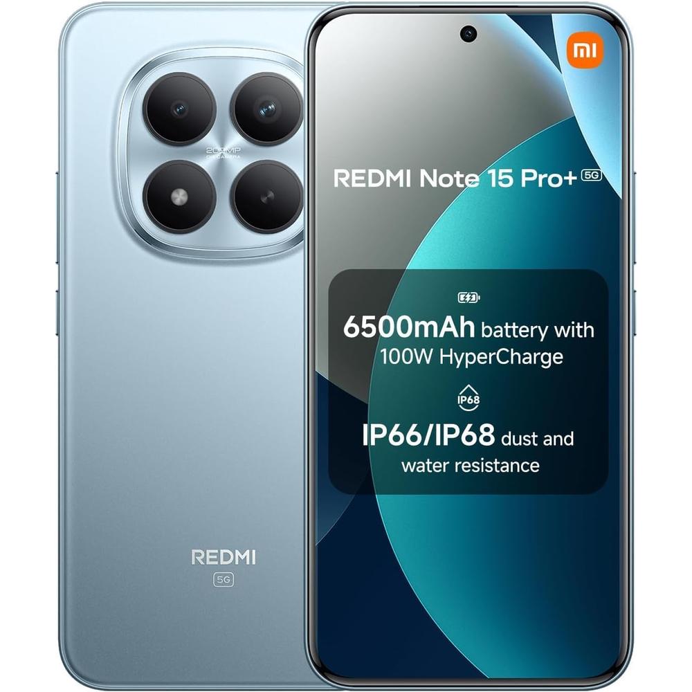 CELULAR XIAOMI REDMI NOTE 15 PRO+ 5G 256GB 8GB | AZUL GLACIAR