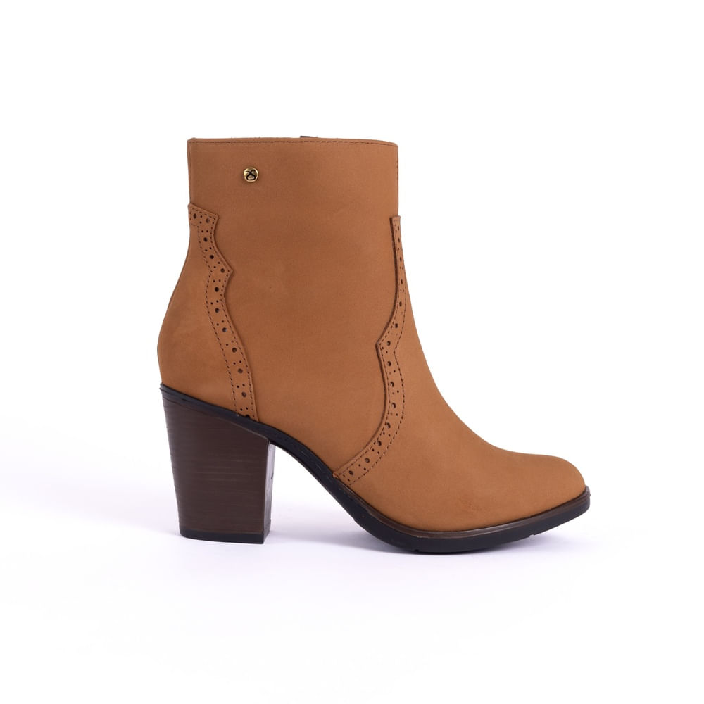 BOTINES MUJER CARUSSO B7087 CUERO LUCUMA Talla 37