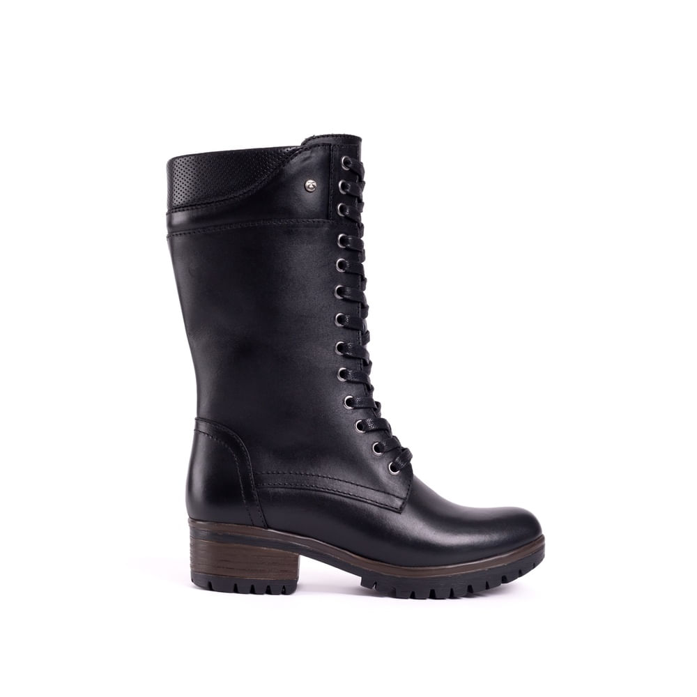 BOTA MUJER CARUSSO D3001 CUERO NEGRO Talla 36