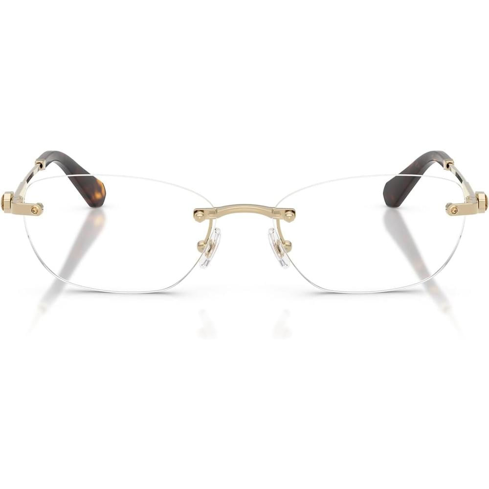 SWAROVSKI MONTURA OVAL SK1037 56 MM MUJER | PALE GOLD/DEMO LENS