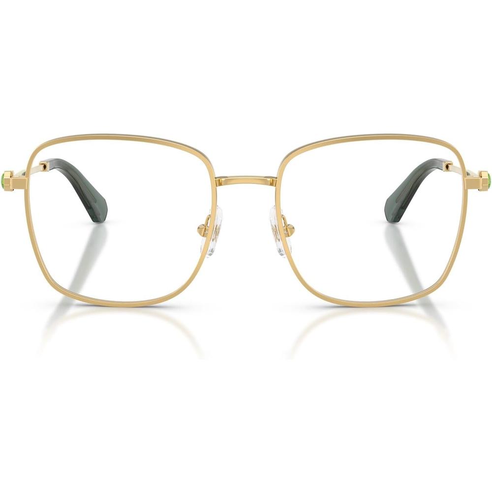 SWAROVSKI MONTURA CUADRADO SK1036 53 MM MUJER | GOLD/GREEN/DEMO LENS