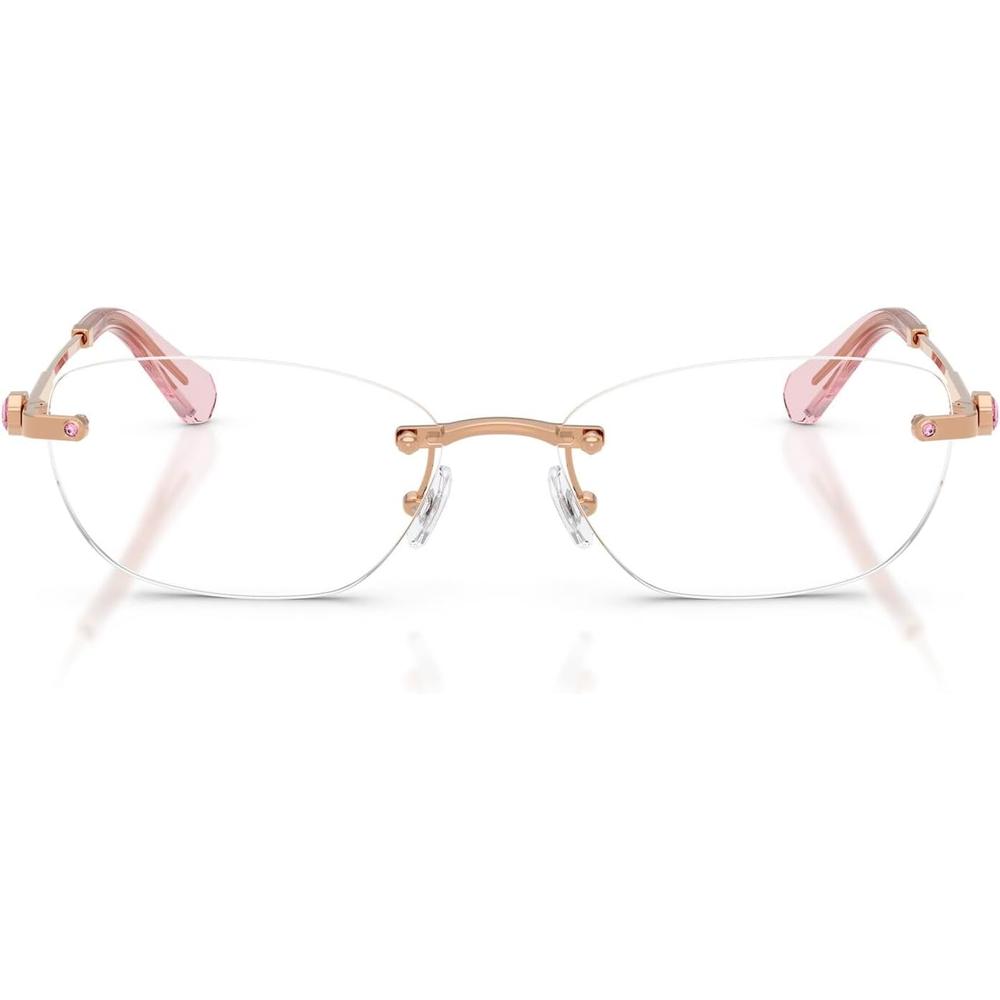 SWAROVSKI MONTURA OVAL SK1037 54 MM MUJER | ROSE GOLD/DEMO LENS