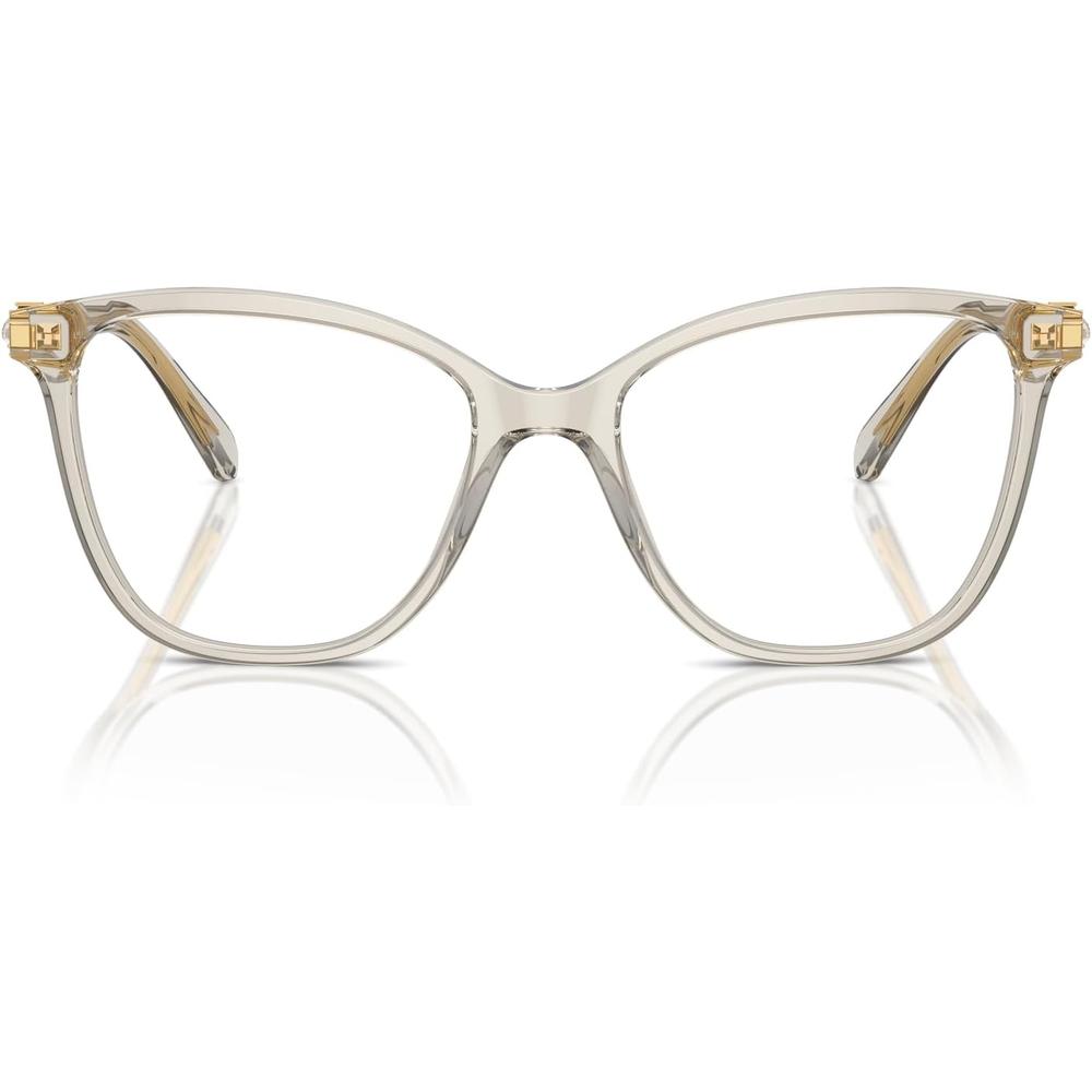 SWAROVSKI MONTURA CUADRADO SK2020 52 MM MUJER | TRANSPARENT BEIGE/DEMO LENS