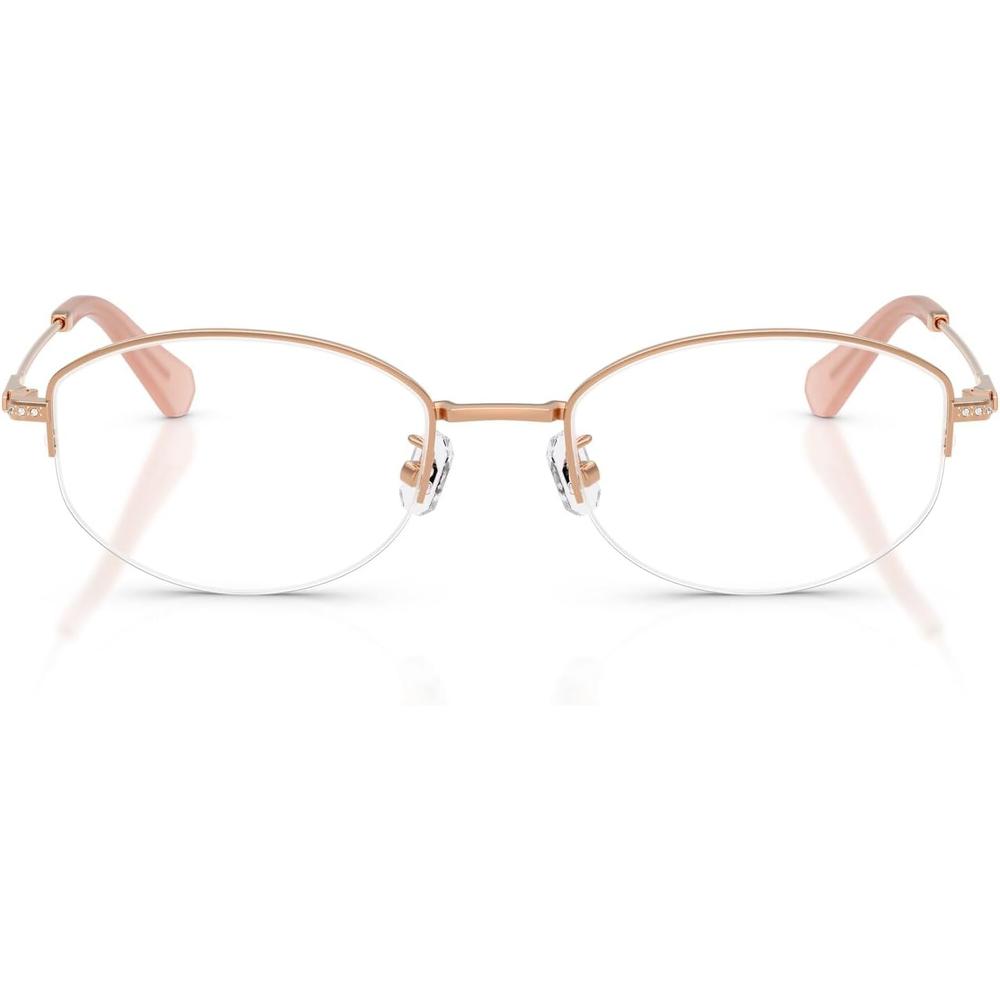 SWAROVSKI MONTURA OVAL SK1039D 54 MM MUJER | ROSE GOLD/DEMO LENS