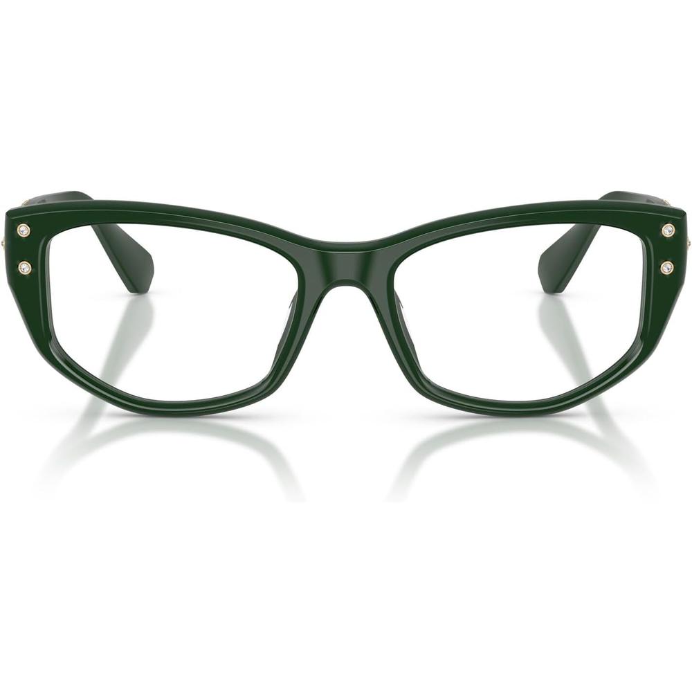 SWAROVSKI MONTURA CUADRADO SK2062U 54 MM MUJER | DARK GREEN/DEMO LENS