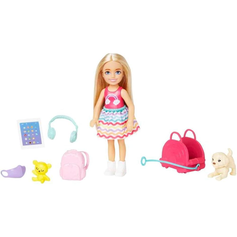 BARBIE CHELSEA VIAJE CON CACHORRO RUBIA