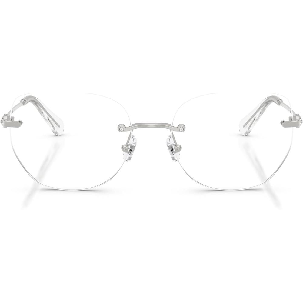 SWAROVSKI MONTURA SK1038 54 MM MUJER | SILVER/DEMO LENS