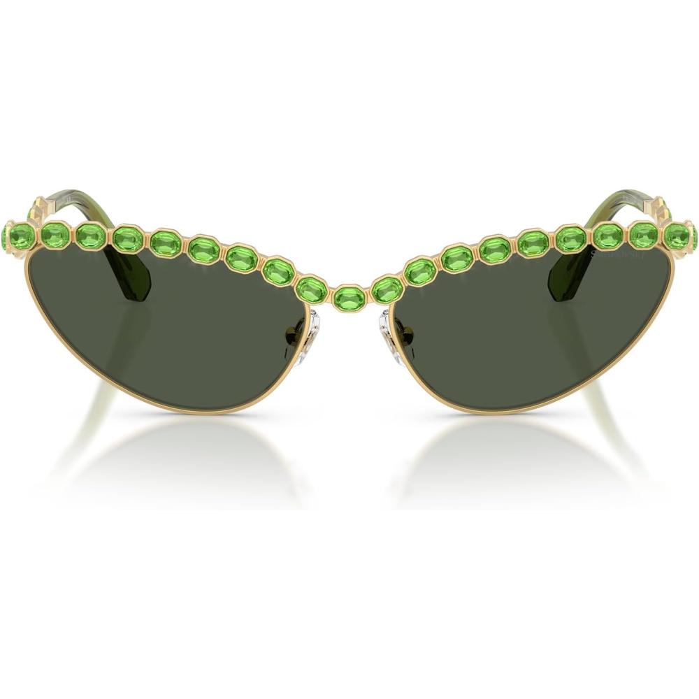 SWAROVSKI LENTES DE SOL SK7030 59 MM MUJER | GOLD/LIGHT GREEN