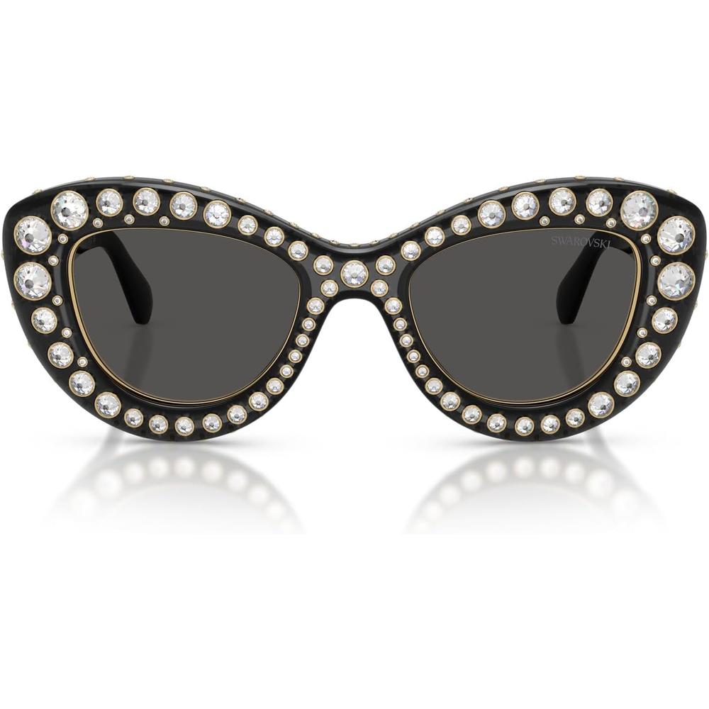 SWAROVSKI LENTES DE SOL SK6060 49 MM MUJER | TRANSPARENT DARK GREY/DARK GREY