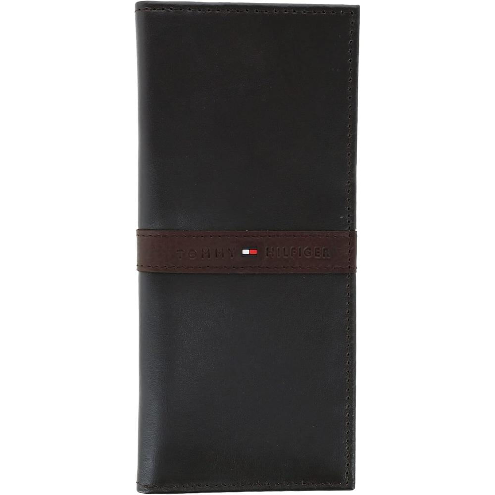 BILLETERA TOMMY HILFIGER SECRETARY BROWN RANGER HOMBRE