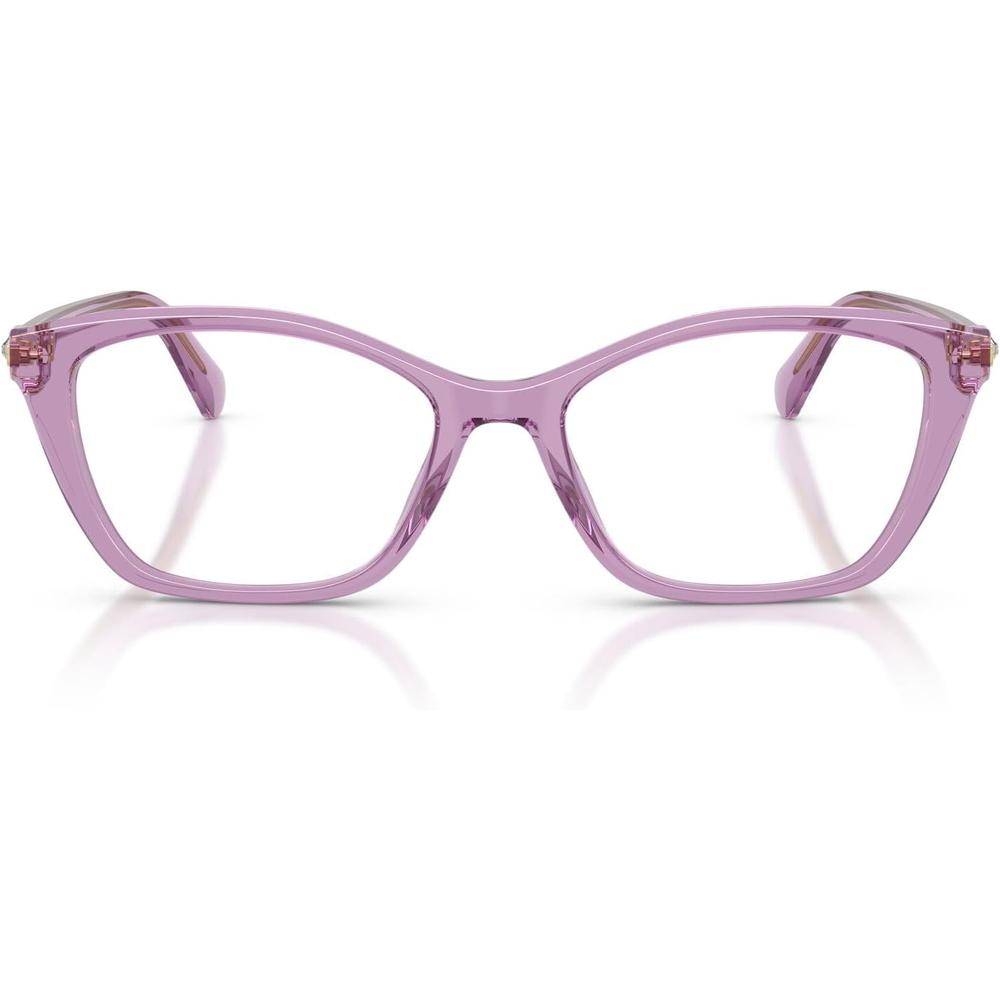 SWAROVSKI MONTURA CUADRADO SK2065 52 MM MUJER | TRANSPARENT AMETHYST/DEMO LENS