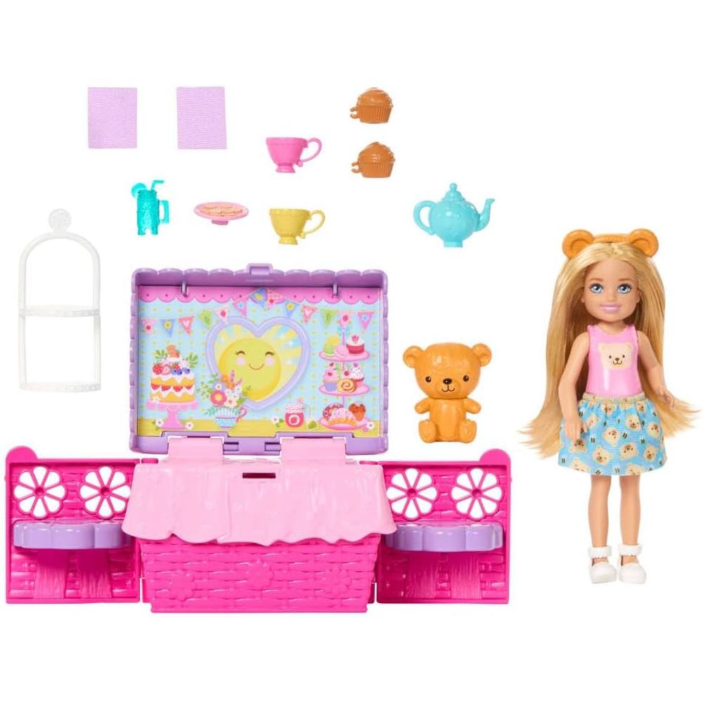 BARBIE CHELSEA TEA PARTY SET FIESTA CON ACCESORIOS