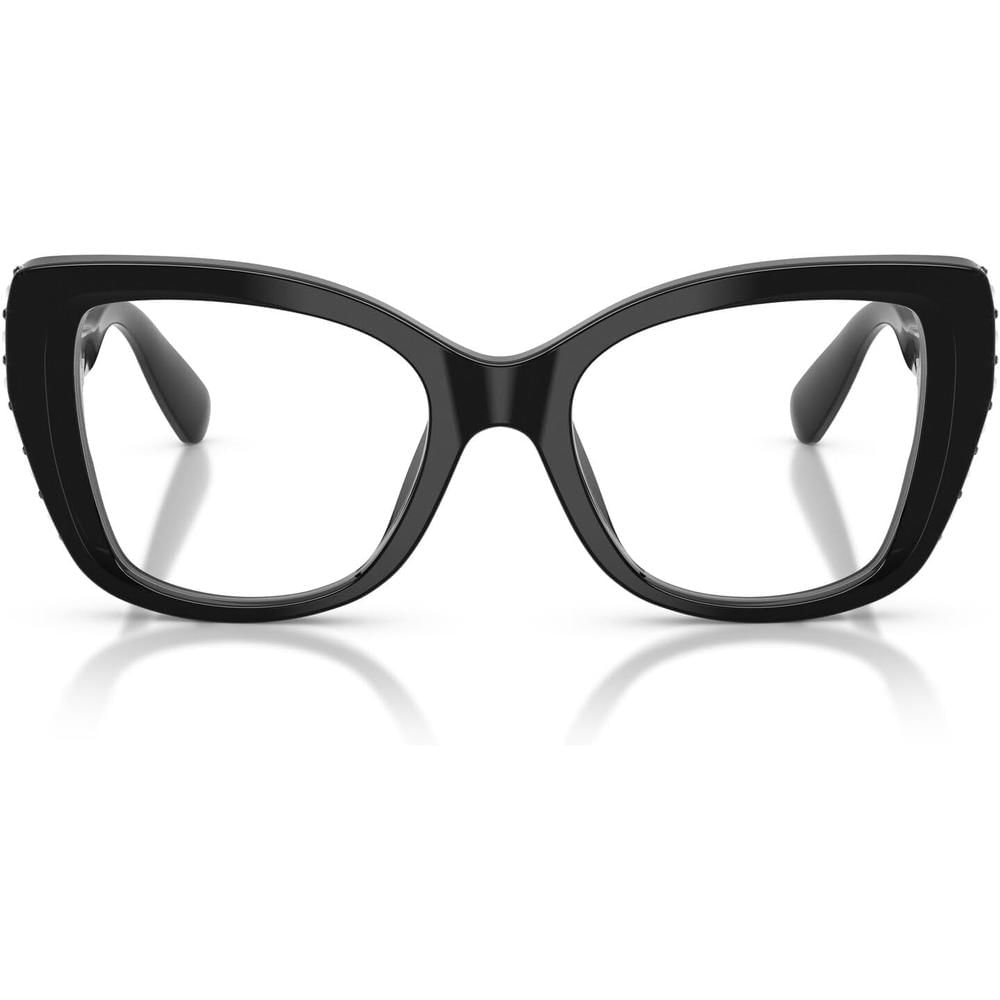 SWAROVSKI MONTURA MARIPOSA SK2066U 51 MM MUJER | BLACK/SILVER/DEMO LENS