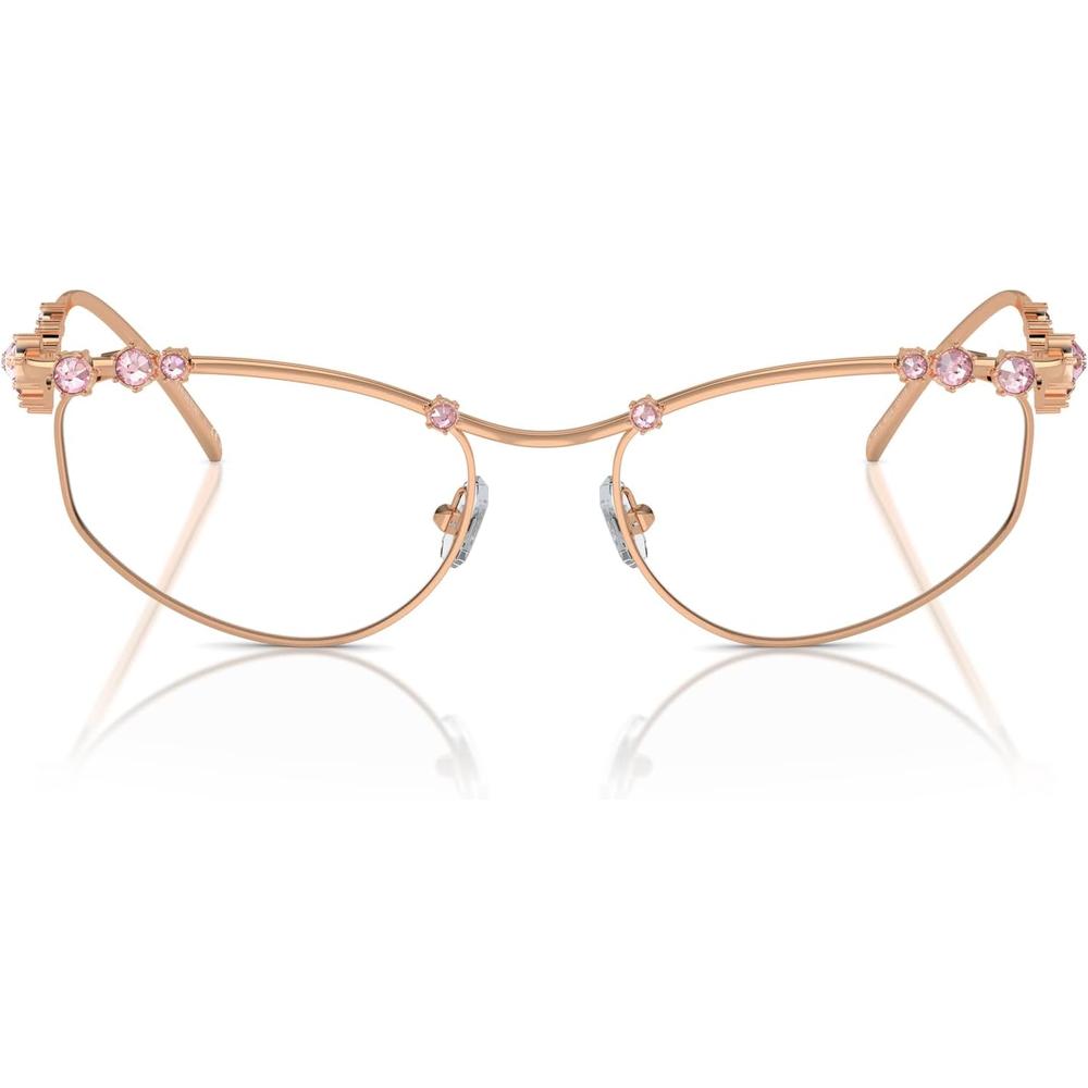 SWAROVSKI MONTURA SK1015 55 MM MUJER | ROSE GOLD/DEMO LENS