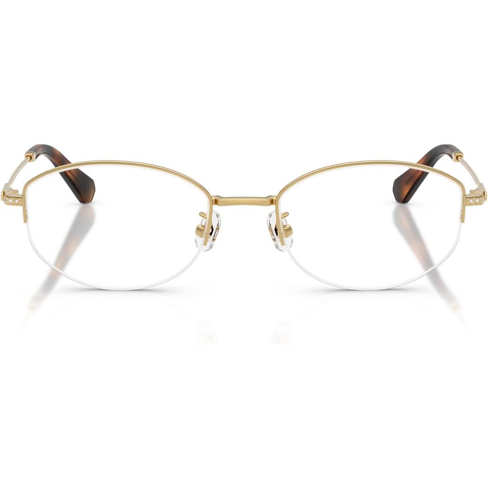 SWAROVSKI MONTURA OVAL SK1039D 54 MM MUJER | GOLD/DEMO LENS