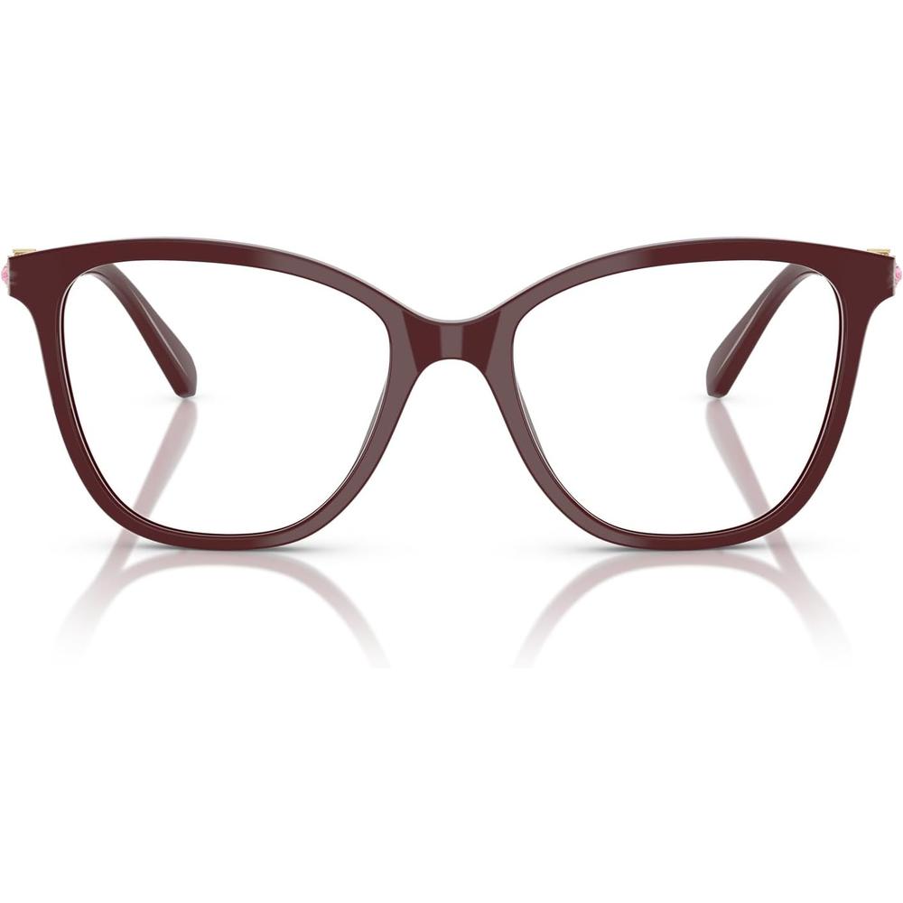 SWAROVSKI MONTURA CUADRADO SK2020 54 MM MUJER | BURGUNDY/DEMO LENS