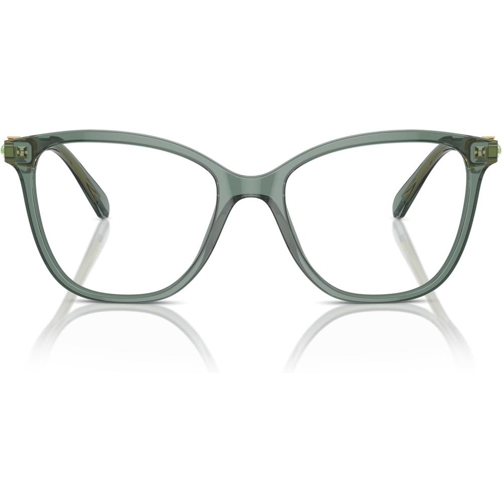 SWAROVSKI MONTURA CUADRADO SK2020 52 MM MUJER | TRANSPARENT GREEN/DEMO LENS