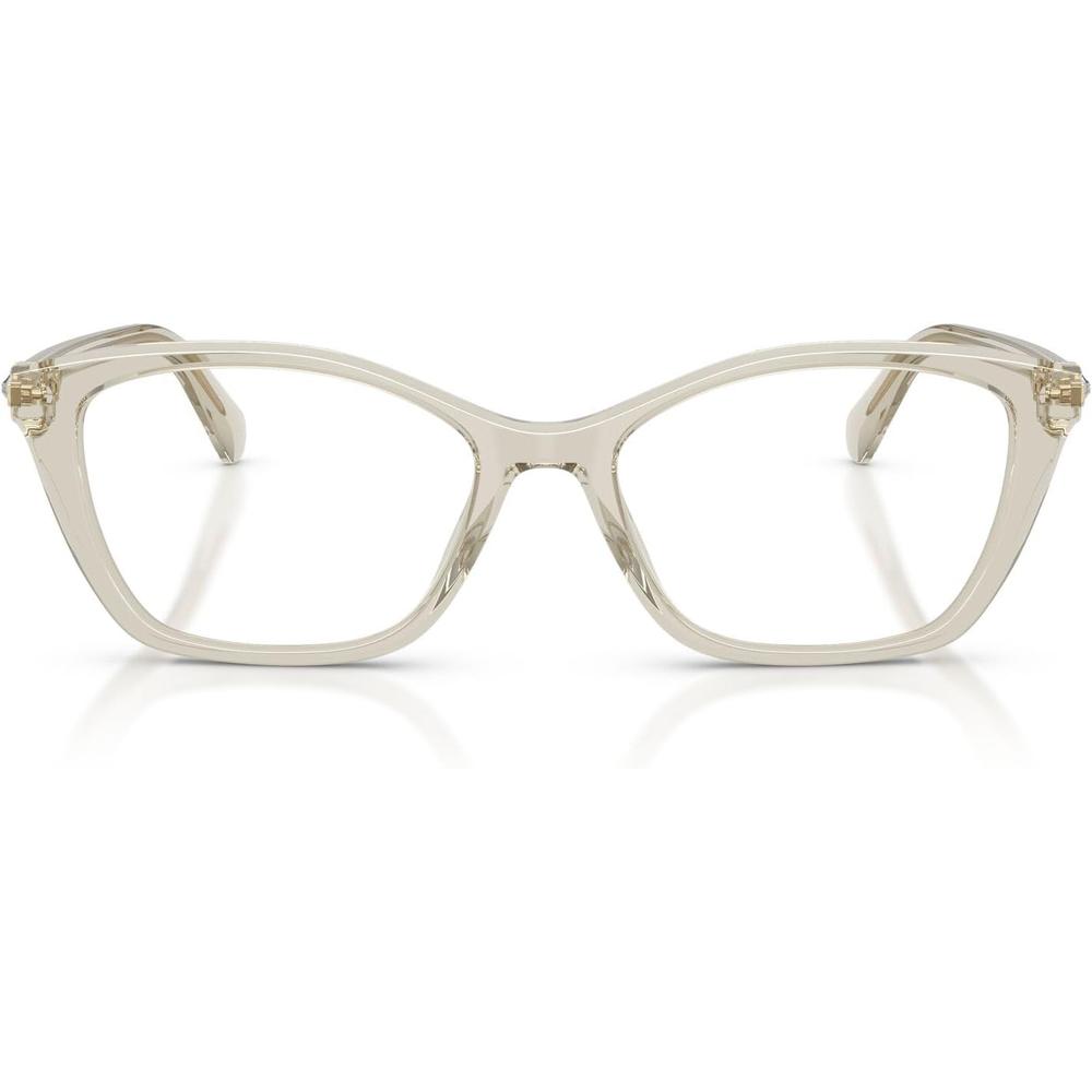 SWAROVSKI MONTURA CUADRADO SK2065 52 MM MUJER | TRANSAPRENT BEIGE/DEMO LENS