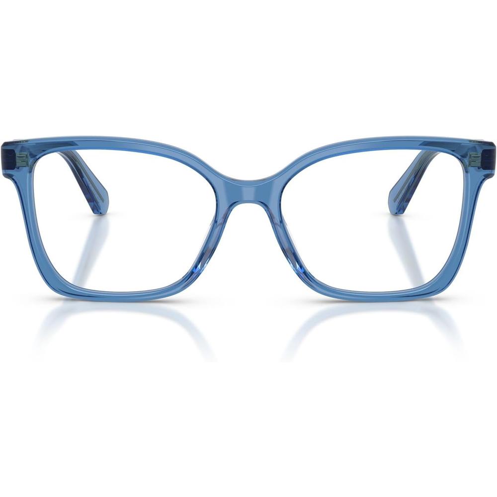 SWAROVSKI MONTURA CUADRADO SK2061 55 MM MUJER | TRANSPARENT BLUE/DEMO LENS