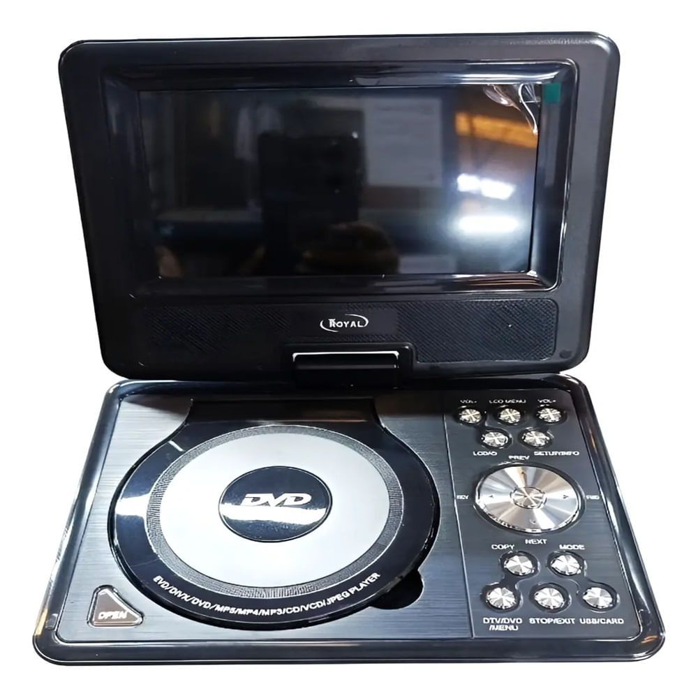 Televisor Dvd Portátil Royal Pvd-756d Con Sintonizador