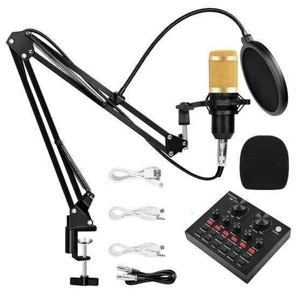 Micrófono Condensador Profesional Consola Tarjeta De Sonido Audio 645