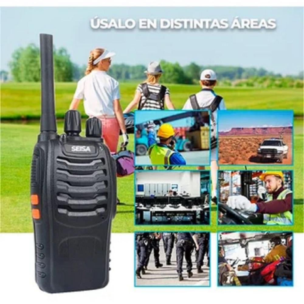 Walkie Talkie Pack 2 Unid Portatil Transmisor Receptor Seisa st-b888s