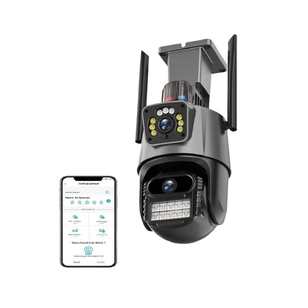 Cámara de seguridad Doble Lente P11QQ6 APP ICSEE Wifi4G