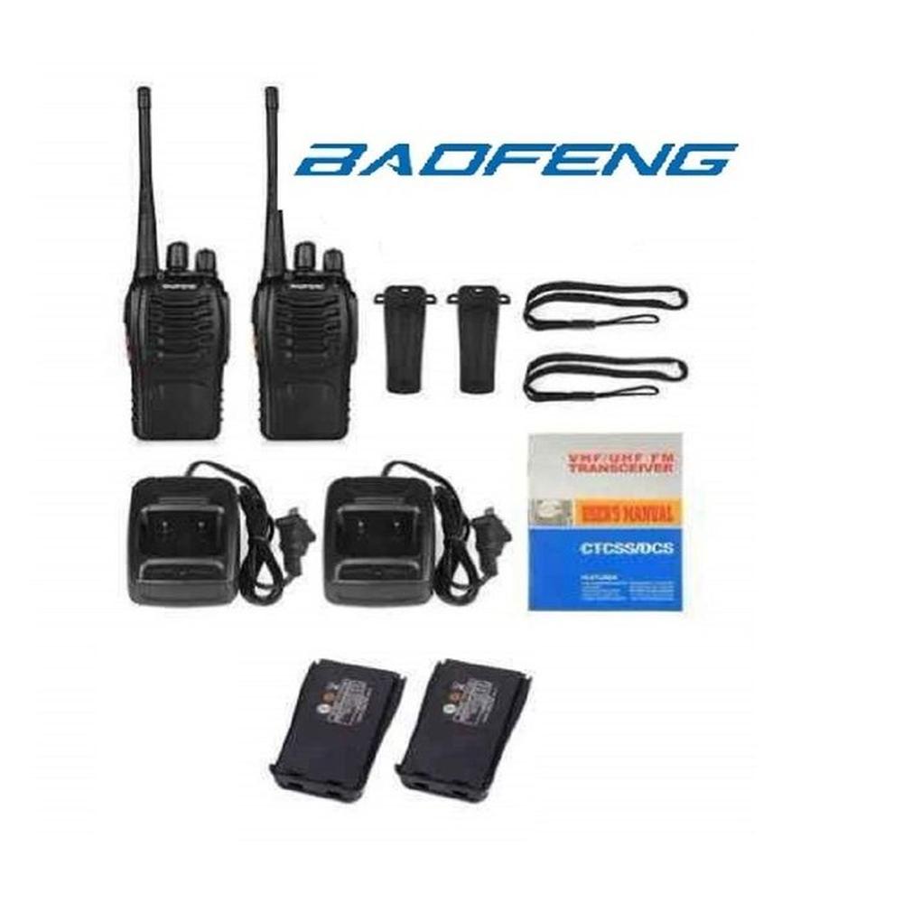Par de Walkie talkie radio bidireccional BF-888S BAOFENG Original