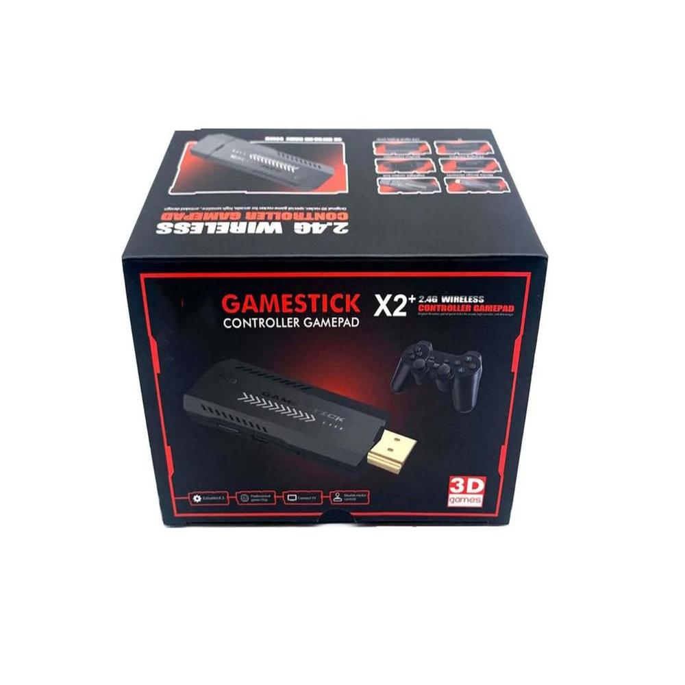 Consola de juegos X2 mando inalámbrico recargable 64G 37000 juegos