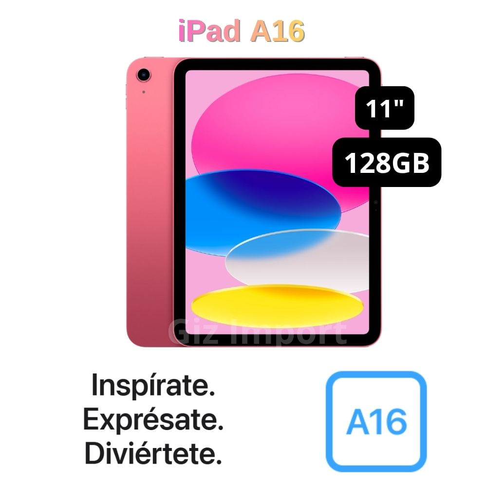 iPad 11'' Chip A16 Wi-Fi 128GB - Pink