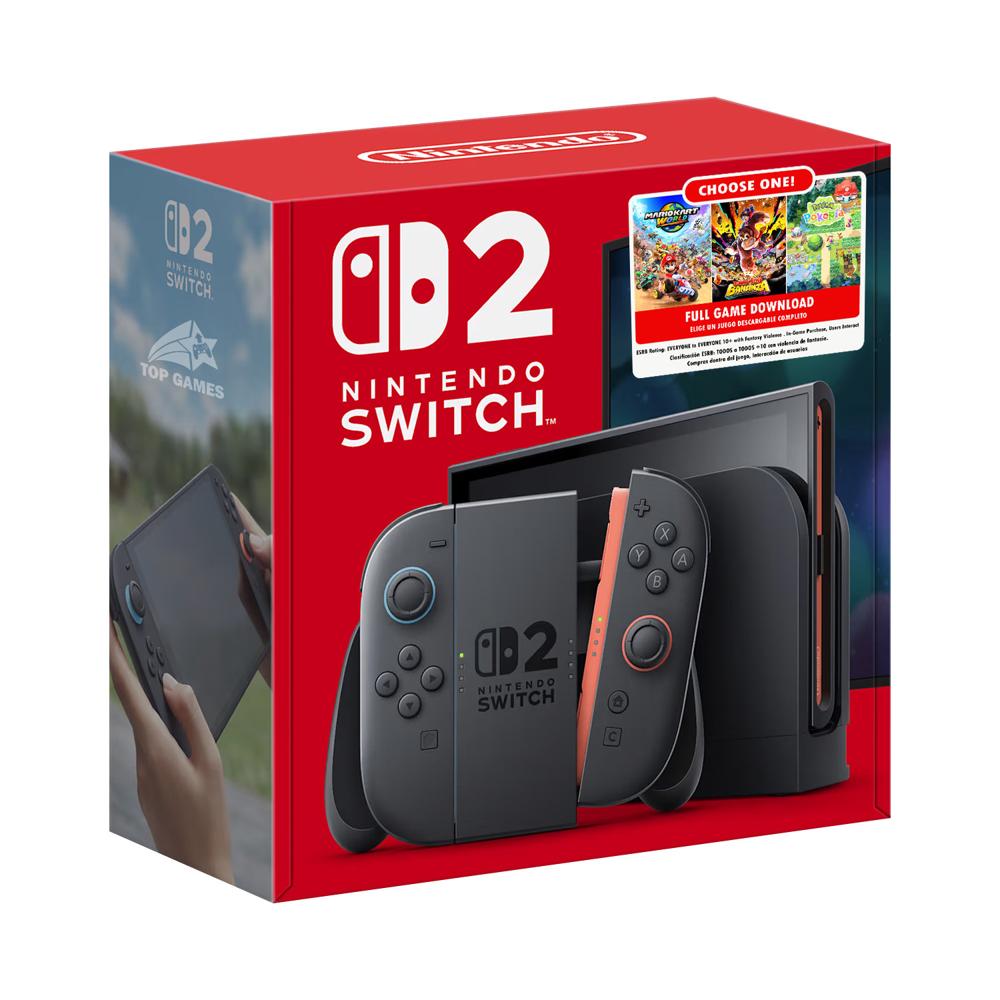 CONSOLA NINTENDO SWITCH 2 CHOOSE YOUR GAME BUNDLE